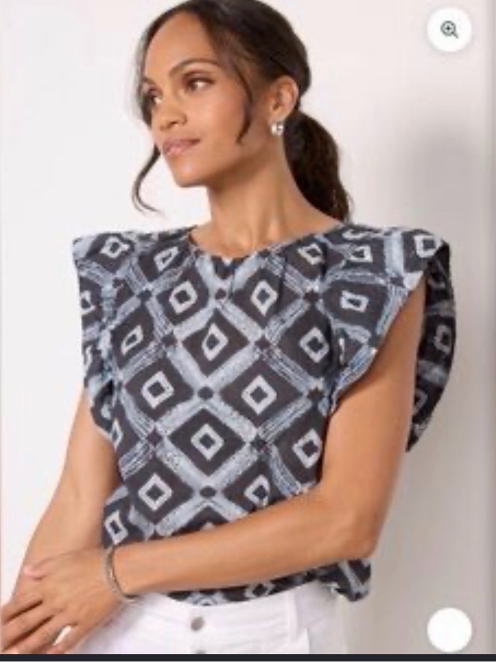 New with Tags Oaklynn Eyelet Top Sz S